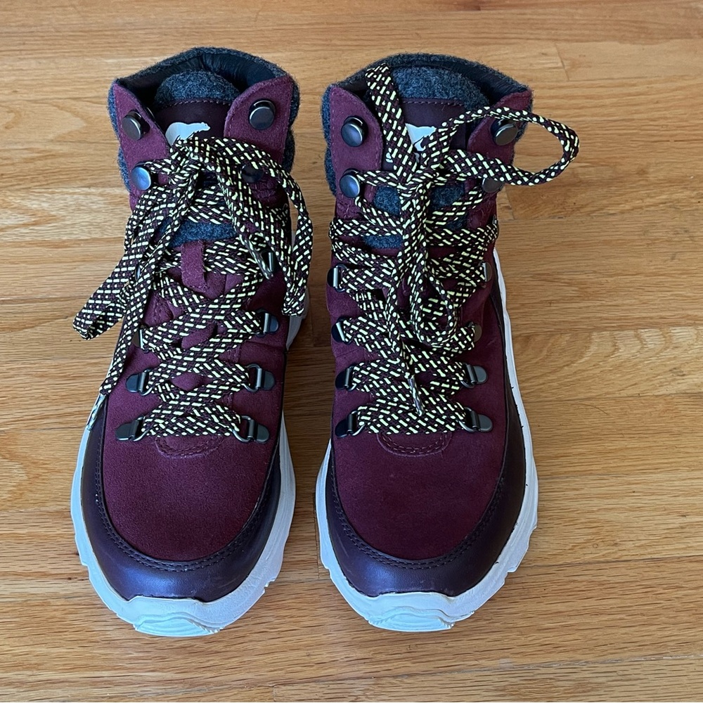 Sorel Women's Maroon and Black Athletic Shoes